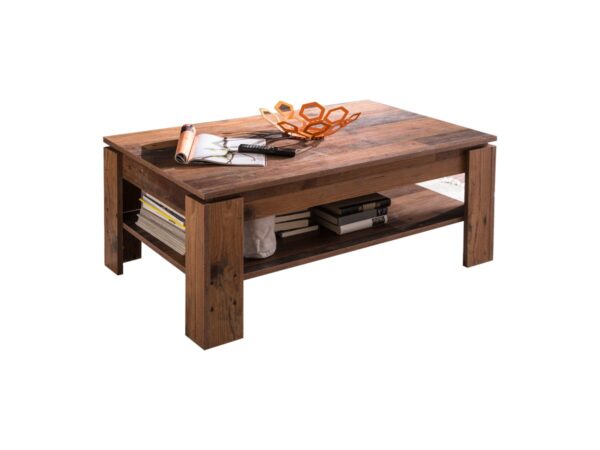 Couchtisch Old Wood 110 x 65 cm Wohnzimmertisch - INDY