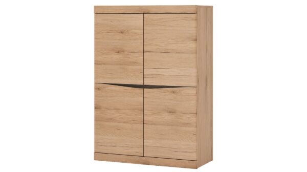 Highboard San Remo Eiche 86 cm 4-türig - CANDELA