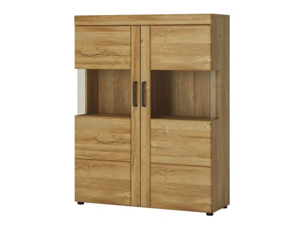 Vitrine Grandson Oak 102 cm 2-türig - CORTINA