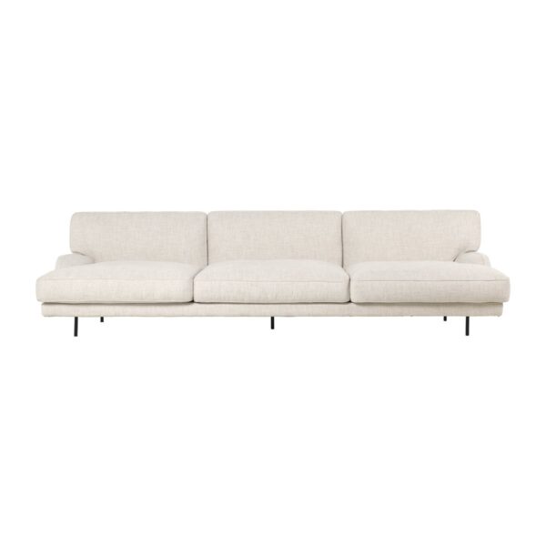 Gubi Flaneur Sofa 3-Sitzer Indianskop 15-antique brass