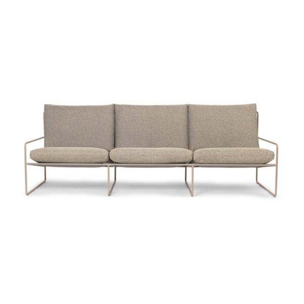 ferm LIVING Desert 3-Sitzer Sofa Cashmere-Dark sand